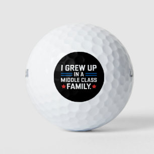 Ich bin in einer Mittelklasse-Familie aufgewachsen Golfball