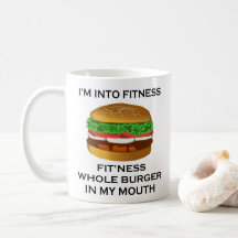 Ich bin in Fitness-Burger
