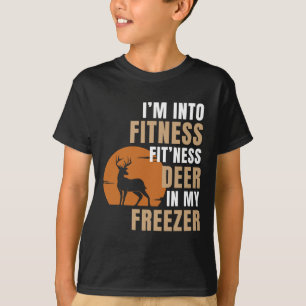 Ich bin in Fitness Deer Freezer Funny Deer Jagd H T-Shirt