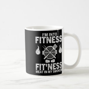 Ich bin in Fitness Fit'ness Meat in meinem Raucher Kaffeetasse