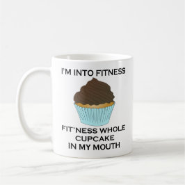 Ich bin in Fitness-kleinen Kuchen Kaffeetasse