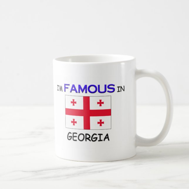 Ich bin in GEORGIA berühmt Kaffeetasse (Rechts)