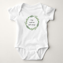 Ich bin in Gottes Bild Babyanzug gemacht Baby Strampler