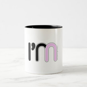 Ich bin in - Kaffee-Tasse Zweifarbige Tasse
