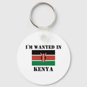 Ich bin in Kenia Gewollt Schlüsselanhänger