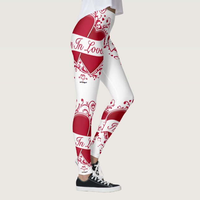Ich bin in Liebe Leggings (Rechts)