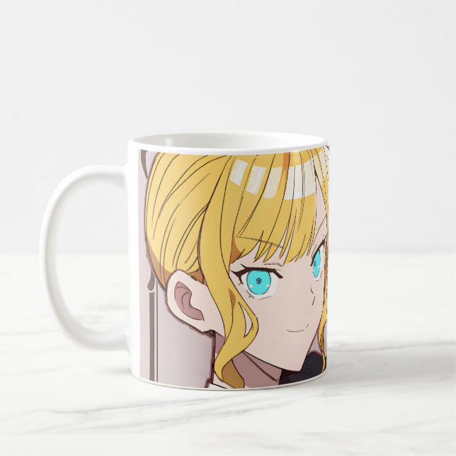 Ich bin in Liebe mit dem Elend | Rae and Claire Kaffeetasse (Links)