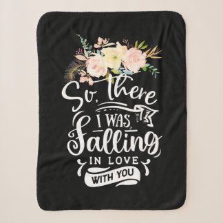 Ich bin in Liebe mit dir gefallen Sherpadecke