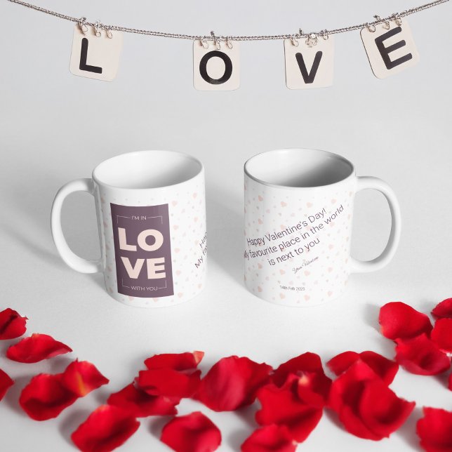 Ich bin in Liebe mit dir Kaffeetasse (Von Creator hochgeladen)