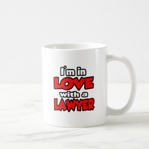 Ich bin in Liebe mit einem Anwalt Kaffeetasse