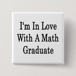 Ich bin in Liebe mit einem Mathematikstudium Button