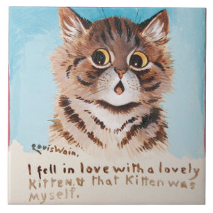 Ich bin in Liebe mit einem netten Kitten (Louis Wa Fliese