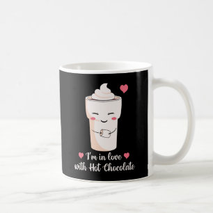 Ich bin in Liebe mit heißer Schokolade Kaffeetasse