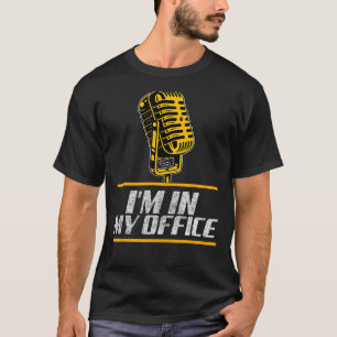 Ich bin in meinem Büro Lead Singer-Geschenk singen T-Shirt