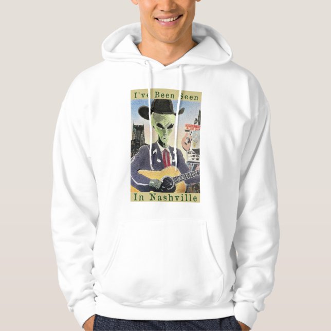 Ich bin in Nashville gesehen worden Hoodie (Vorderseite)
