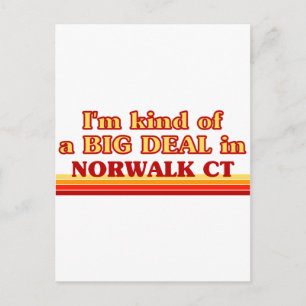 Ich bin in Norwalk so ein großes Geschäft Postkarte