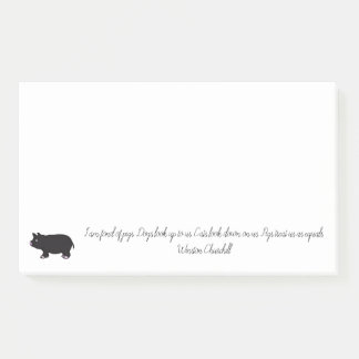 Ich bin in Schweine vernarrt Post-it Klebezettel