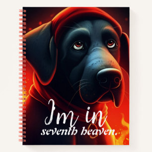 Ich bin in seventh heaven. notizbuch
