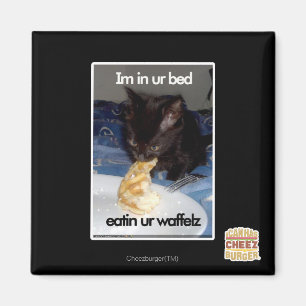 Ich bin in unserem Bett Magnet