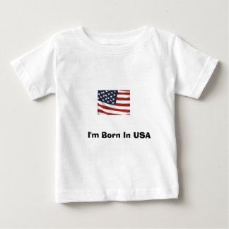Ich bin in USA geboren Baby T-shirt