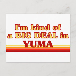 Ich bin in Yuma ein ziemlich großes Geschäft Postkarte