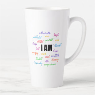 Ich bin inspirierend, positiv, religiös, Christlic Milchtasse