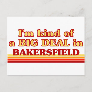 Ich bin irgendwie ein großer Deal in Bakersfield Postkarte