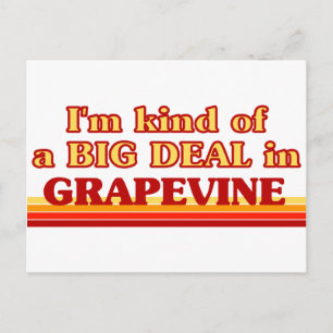 Ich bin irgendwie ein großer Deal in Grapevine Postkarte