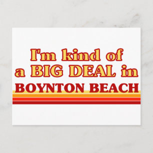 Ich bin irgendwie ein GROSSES DEAL in Boynton Beac Postkarte