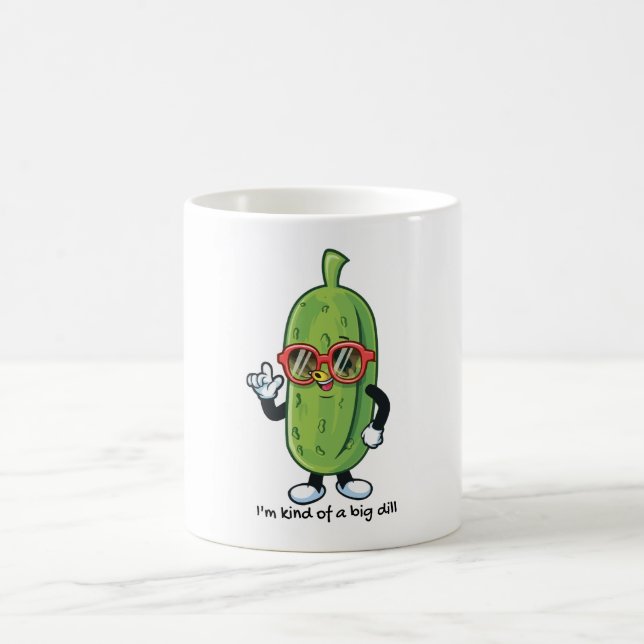 Ich bin irgendwie eine große Krankheit | Gurken mi Kaffeetasse (Mittel)