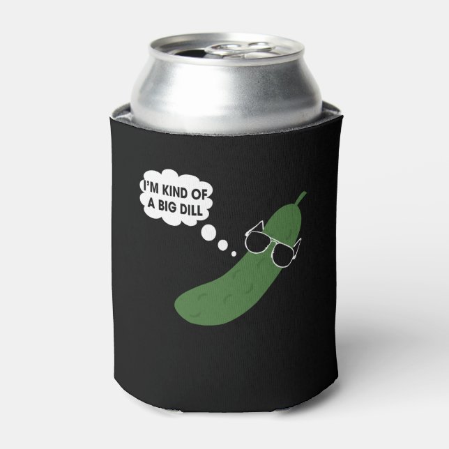 Ich bin irgendwie eine große todbringende Pickle Dosenkühler (Kanne Vorderseite)