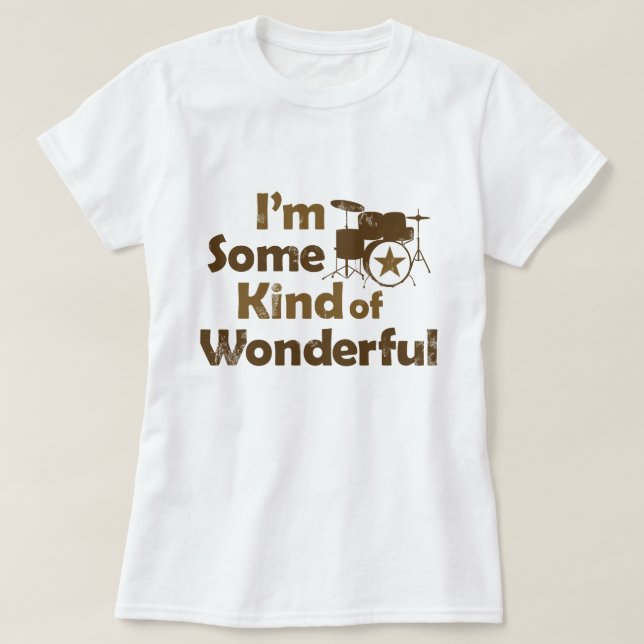 Ich bin irgendwie wunderbar Retro 80er Graphic T-Shirt (Design vorne)