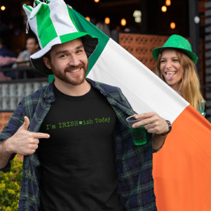 Ich bin irisch-ish Heute St Patrick's Day Minimali T-Shirt