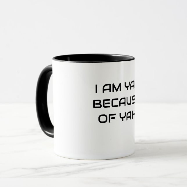 ICH BIN JAY WEGEN YAH - CUP TASSE (Vorderseite Links)