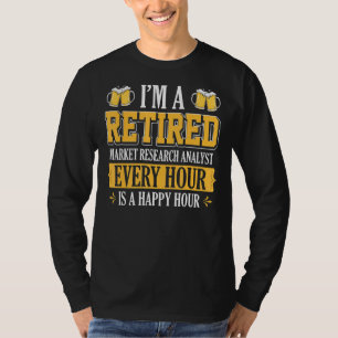 Ich bin jede Stunde ein geduldiger Marktforschungs T-Shirt