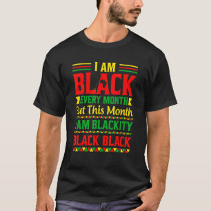 Ich bin jeden Monat schwarz, aber in diesem Monat  T-Shirt