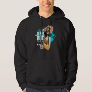Ich bin jeden Monat schwarz Königin Afro American Hoodie