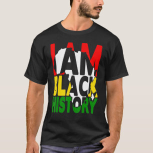 Ich bin jeden Monat schwarz Monat schwarzer Geschi T-Shirt