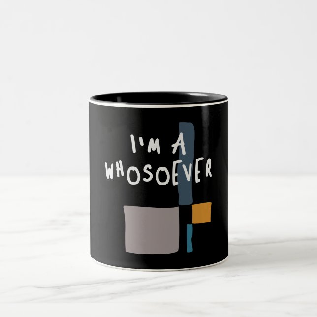 Ich bin jemand - ein kühnes Christliches Zitat Zweifarbige Tasse (Mittel)