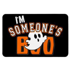 Ich bin jemandes Boo Ghost Halloween Magnet