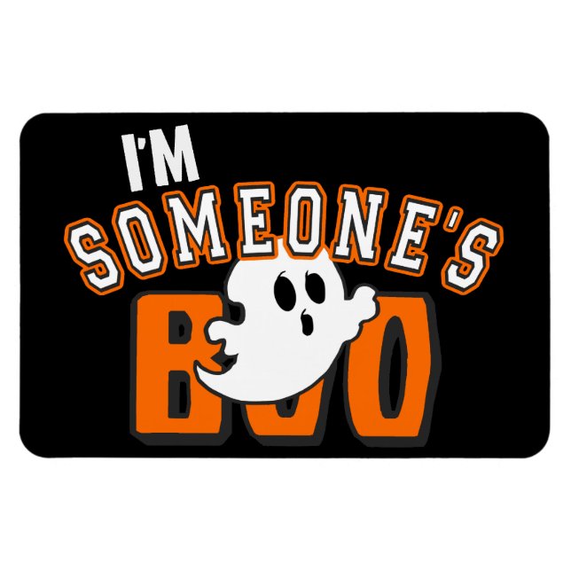 Ich bin jemandes Boo Ghost Halloween Magnet (Horizontal)