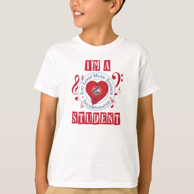 Ich bin JLMS Student Hanes ComfortSoft® Long Sleev T-Shirt (Vorderseite)