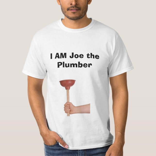 ICH BIN Joe der Klempner T-Shirt (Vorderseite)