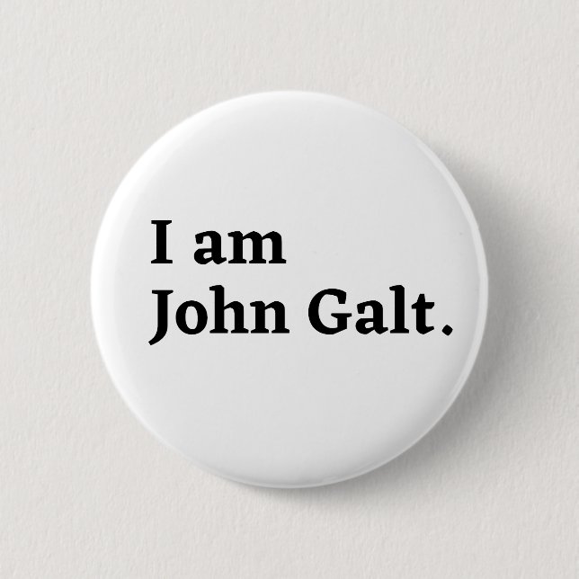 ICH BIN JOHN GALT BUTTON (Vorderseite)