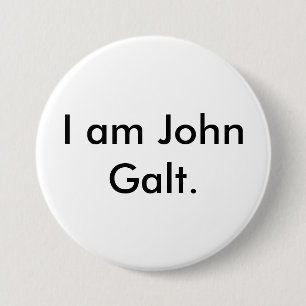 Ich bin John Galt. Button