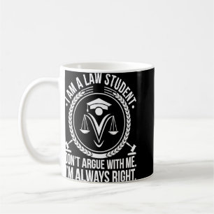 Ich bin Juristenanwältin in Fortlaufender Juristen Kaffeetasse