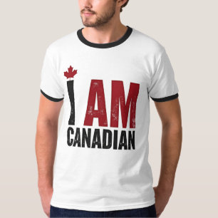 Ich bin Kanadier - Patriotische Erklärung und Ahor T-Shirt