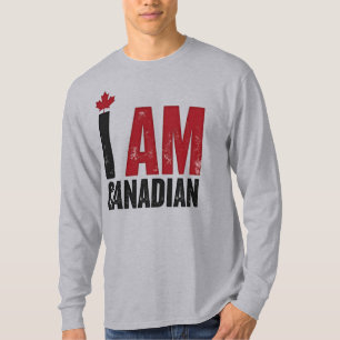 Ich bin Kanadier - Patriotische Erklärung und Ahor T-Shirt