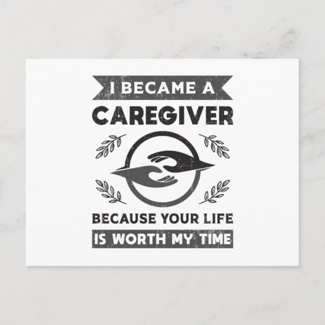 Ich bin Karriereassistent und Krankenpfleger gewor Postkarte (Vorderseite)