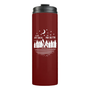 Ich bin kein Ant-Social, ich bin Pro-Einsamkeit Thermosbecher